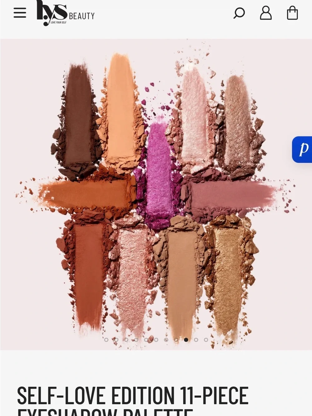 LYS Beauty Self-Love Edition 11-Piece Eyeshadow Palette - Pink